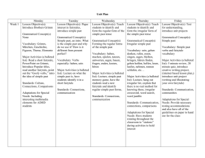 Unit Schedule - Language Links 2006