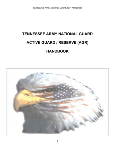 AGR Handbook - Tennessee Military Department