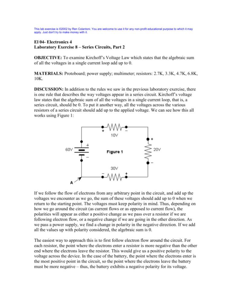 ELECTRONICS 4 – Fundamentals Of Electronics 1