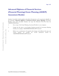 Estate Planning - Bookkeeping Education