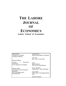 Vol.2,No.2 - Lahore School of Economics