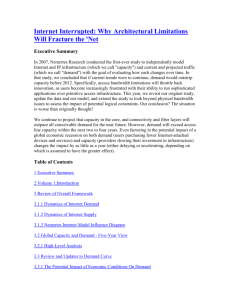 Internet Interrupted: Why Architectural Limitations Will Fracture the 'Net