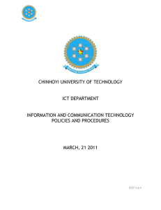 ictpolicy - Chinhoyi University of Technology