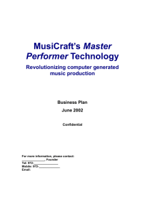 The Master Performer Solution