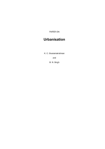 Urbanisation - of Planning Commission