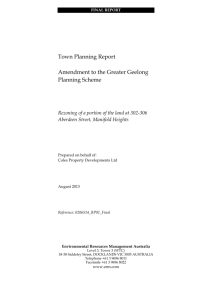 8 Other Relevant Planning Documents