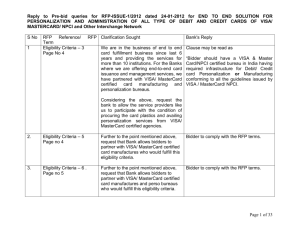 Reply to Pre-bid queries for RFP-ISSUE-1/2012