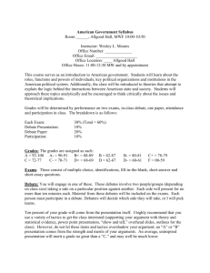 POLS 1101 United States Government Syllabus