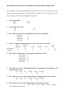 Questionnaire for the Success and Failure of Activity