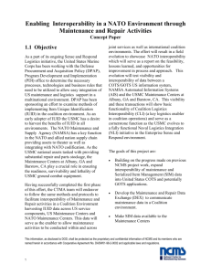 CLI Concept Paper - National Center for Manufacturing Sciences