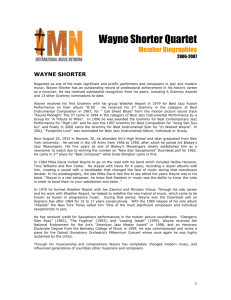Wayne Shorter Quartet - International Music Network