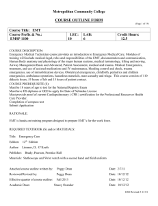 Attached course outline written by: Peggy Dean Date: 2/7/11