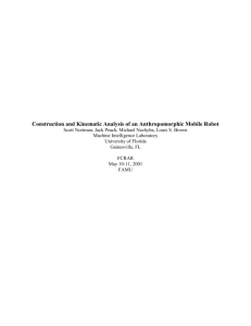 Construction and Kinematic Analysis of an Anthropomorphic Mobile