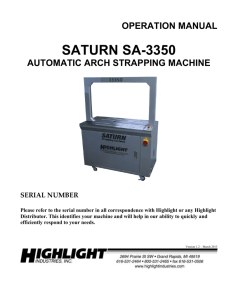 saturn sa-3350 - Highlight Industries