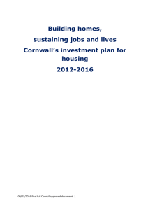 Housing Investment Plan