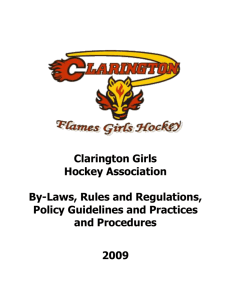 By-laws - Clarington Girls Hockey Association