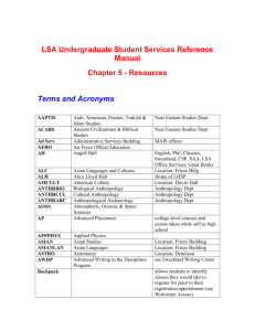 Chapter 5 RESOURCES: Terms and Acronyms