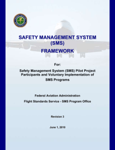 SMS Framework - Center for Advanced Aviation System Development