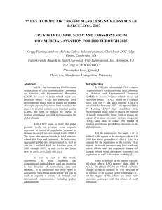 Trends in Global Noise and Emissions from Commercial Aviation for