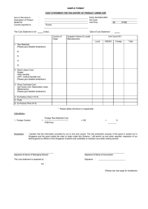 sample format - Singapore Customs