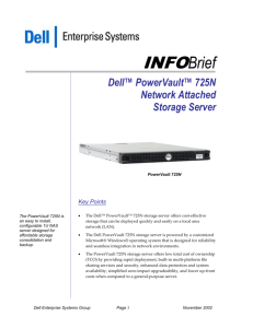 Dell PowerVault 725N INFOBrief