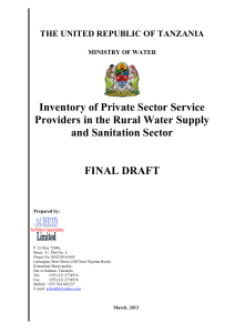 List of Private Sector Service Providers