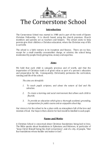 General Information - Cornerstone School