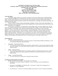 Syllabi 3 - University of Maryland