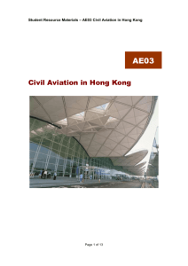 Civil Aviation in Hong Kong