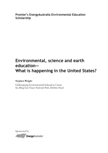 Environmental education (week 4)—Southern Florida