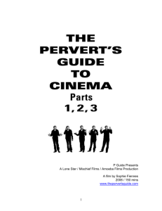 PART 1 - The Pervert's Guide to Cinema