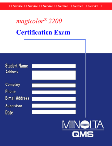 magicolor® 2200