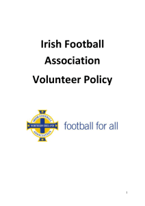 click here to view irish fa volunteer policy