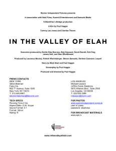in the valley of elah - Warner Independent Pictures