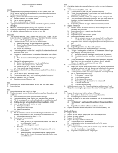 Physical Examination Checklist