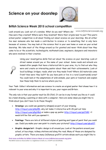 British Science Week 2015 school competition