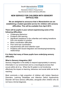 Warwickshire Children's Therapy Services Buy