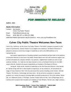 MS Word version - Culver City Public Theatre