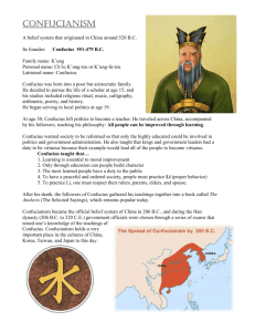 Confucius Notes