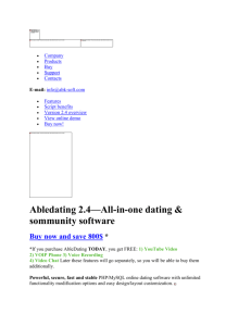 Forum : Dating Software : Abk-Soft