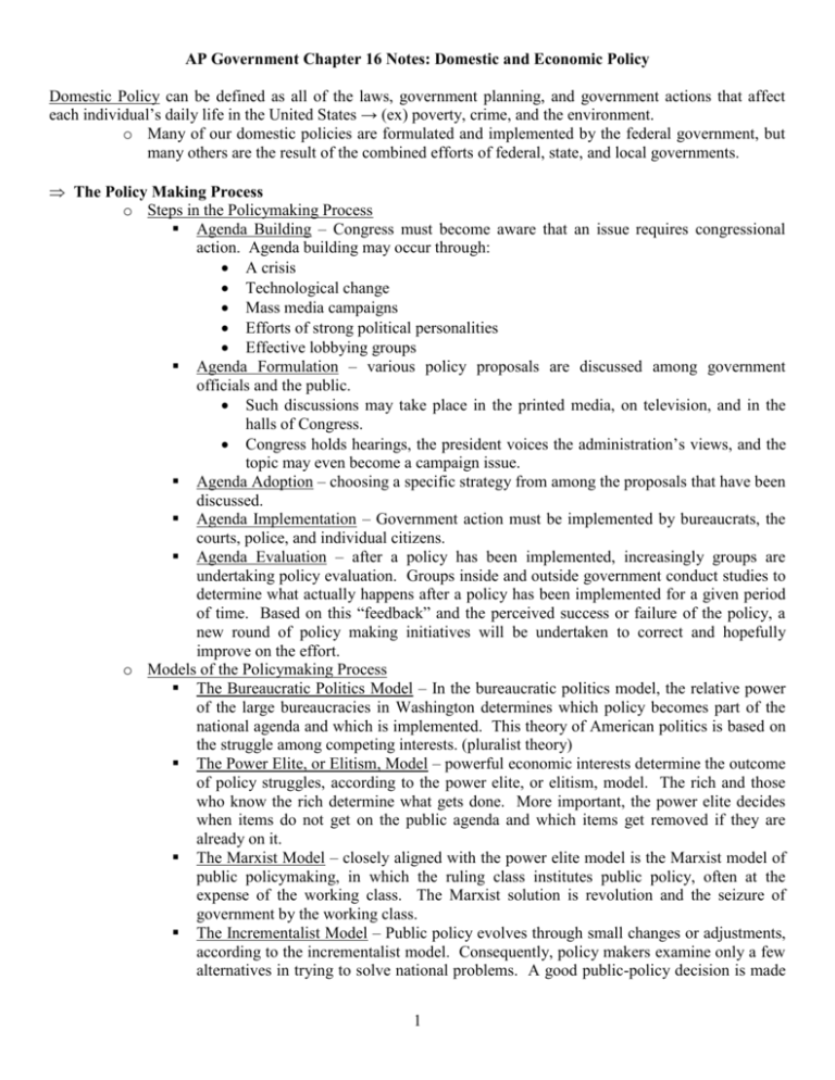 ap-government-chapter-16-notes-domestic-and-economic-policy