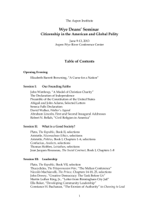 Table of Contents - The Aspen Institute