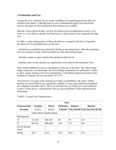 Alcohol Fuels: Options for Developing Countries