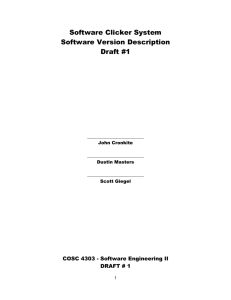 Software Version Description