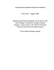 Leadership Development Evaluation Handbook