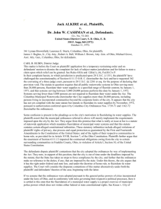 Alkire v. Cashman - Fluoride Legislative User Information