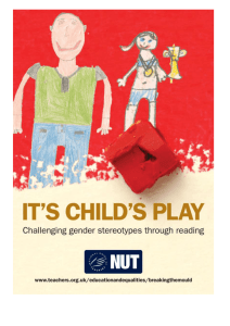 A significant body of research confirms that gender stereotyping