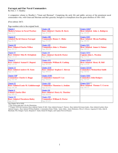 Farragut And Our Naval Commanders
