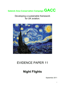 GACC Evidence Paper - Gatwick Area Conservation Campaign