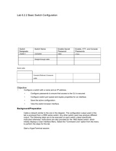 labs for module 6 for CCNA3